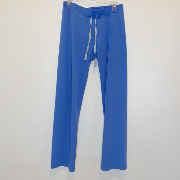 Figs Pants - Figs Technical Collection Light Blue Scrubs Pants